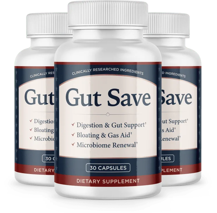 GutSave Advanced Gut Health, Digestive Comfort & Microbiome Support